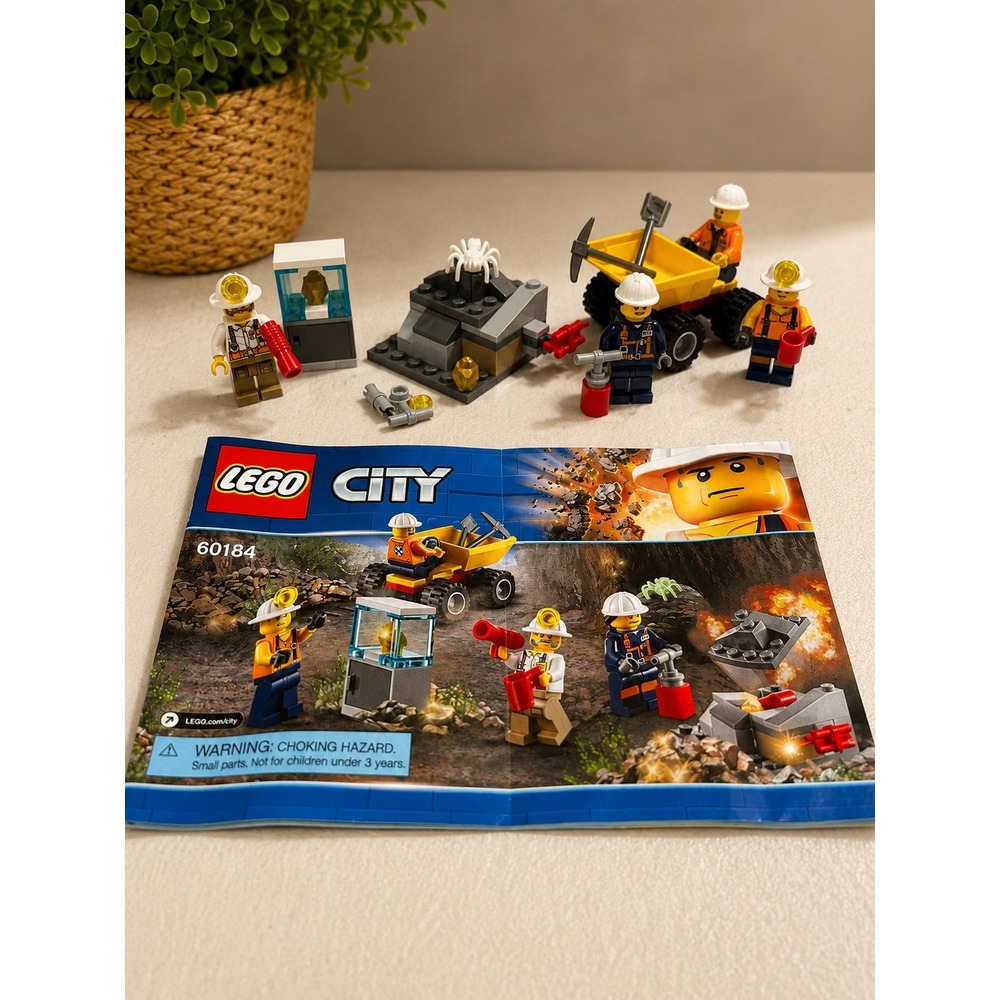 LEGO 60184 Mining Team City 100% Complete w/ Instructions Retired 2018